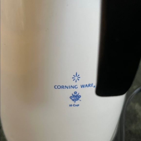 Corningware White and Blue Coffee Percolator EXCELLENT condition 10cups - Picture 3 of 10